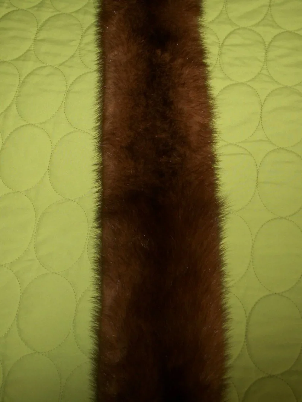 Vintage Real Gruidl Brown Mink Fur Collar/Stole